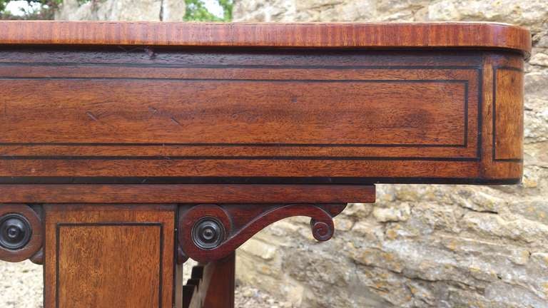 Antique Regency Sofa Table / Library Table In Excellent Condition In Gloucestershire, GB