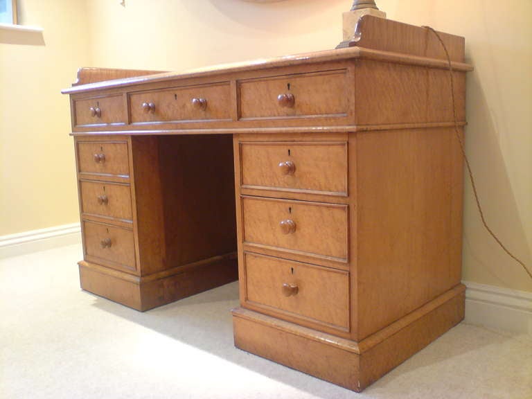 This desk dates from 1840 and had worn out skiver, so choose any colour leather for the top that you like.
Also useful as a dressing table, it is made of the most beautiful wood called 