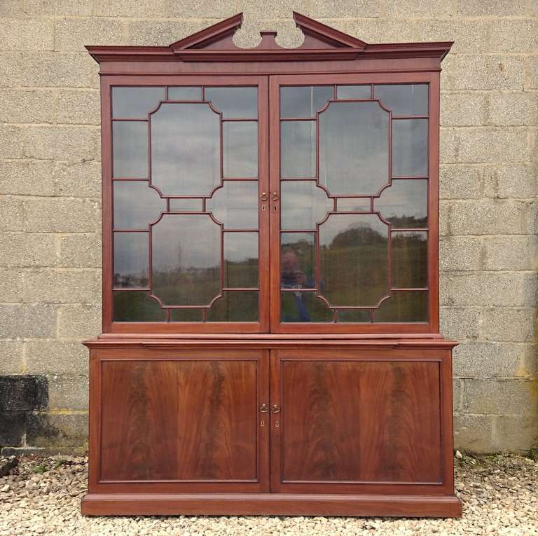 Antique Chippendale Mahogany Bookcase At 1stdibs