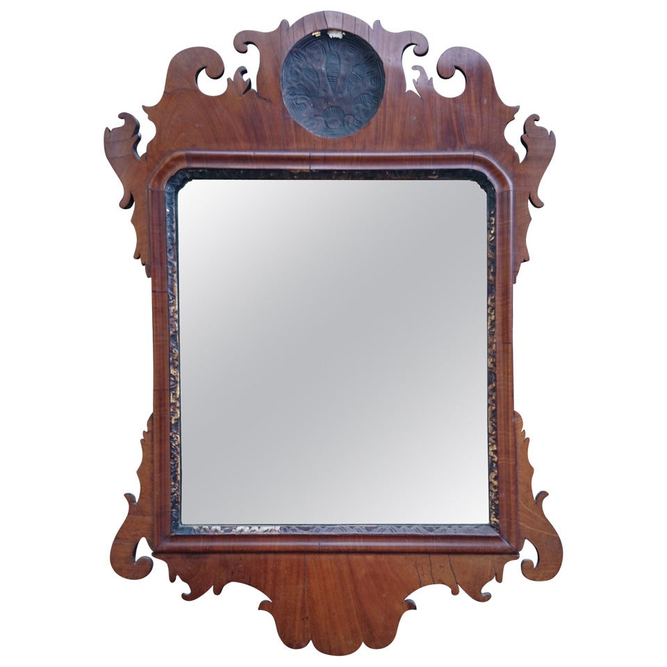 Mahogany Antique Mirror For Sale