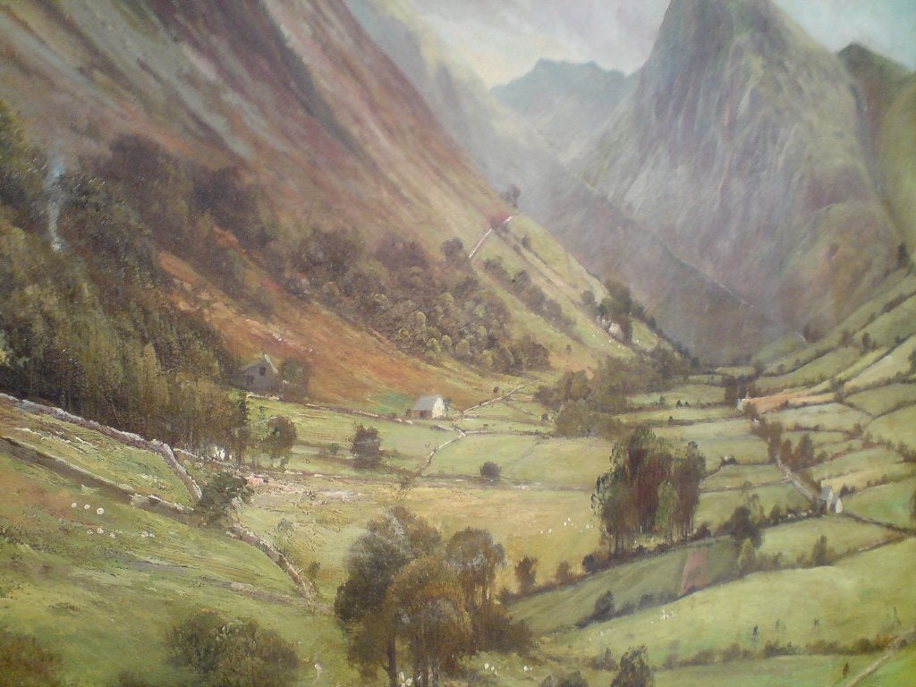 Breathtaking Welsh Mountain Scene Painted by a French Anglophile 1