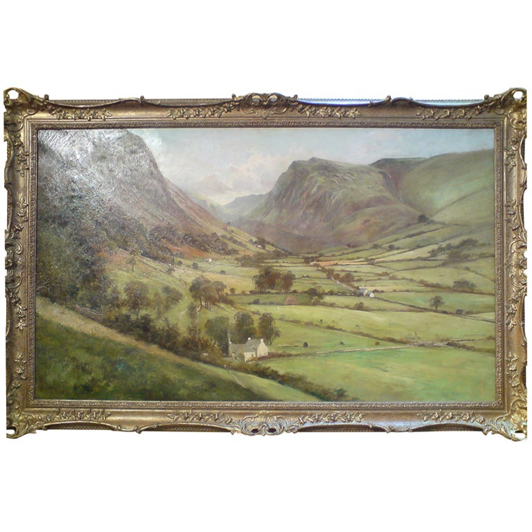 Breathtaking Welsh Mountain Scene Painted by a French Anglophile