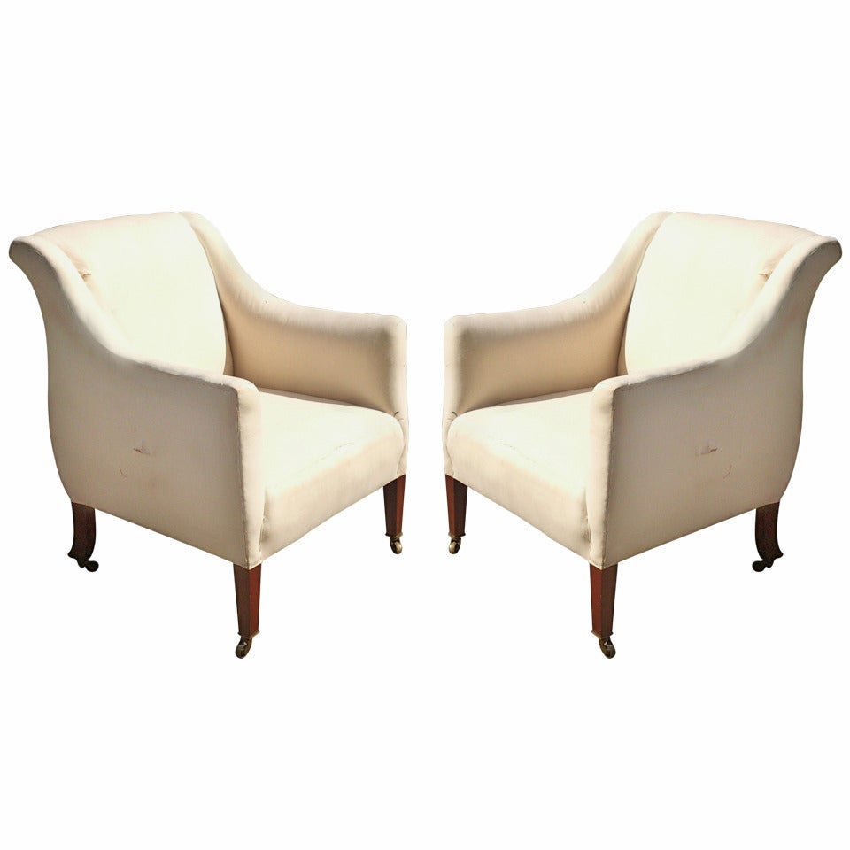 Pair of Howard and Sons Library Chairs