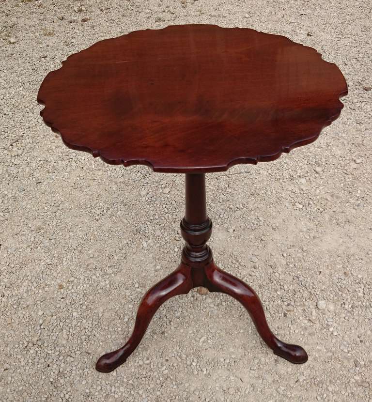 18th Century and Earlier Unusually Small George III Wine Table