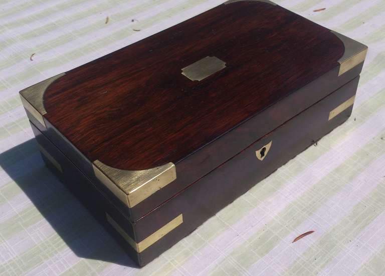 19th Century Antique Games Box / Playing Card Box For Sale 2