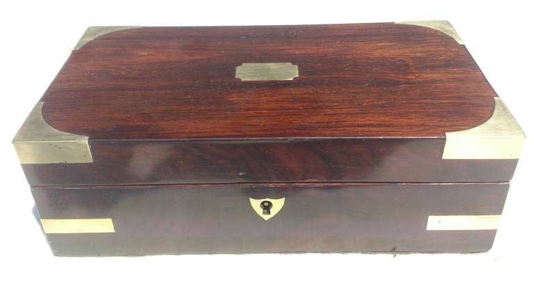 English 19th Century Antique Games Box / Playing Card Box For Sale