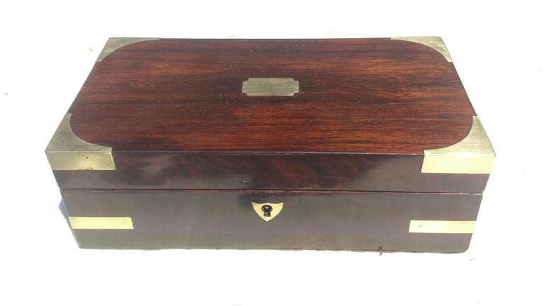 19th Century Antique Games Box / Playing Card Box For Sale 1