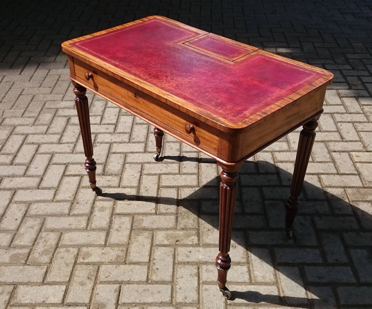 British Early Nineteenth Century Antique Writing Table