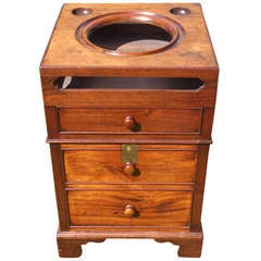 Antique Bedroom Washstand Made of Cuban Mahogany