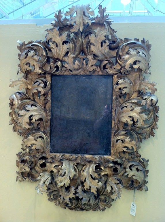 17th Century Italian Rococo Mirror In Excellent Condition In Gloucestershire, GB