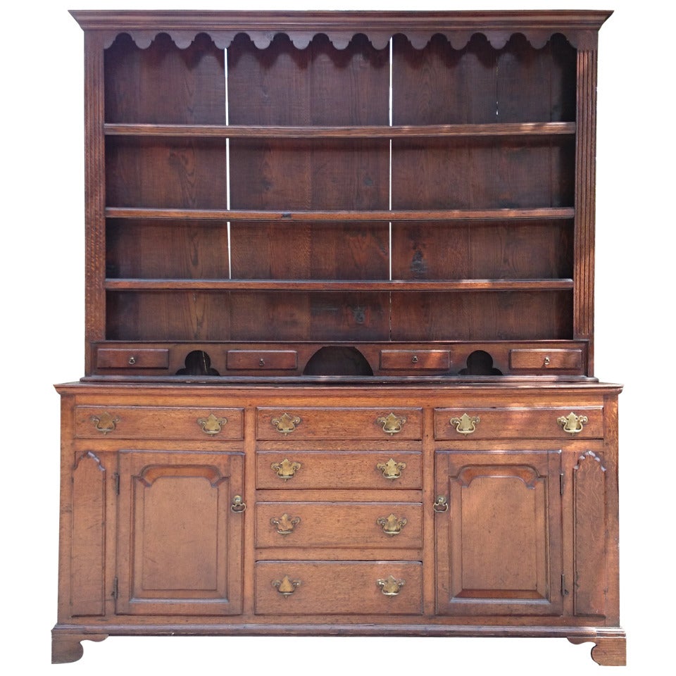 Early English Oak Dresser For Sale