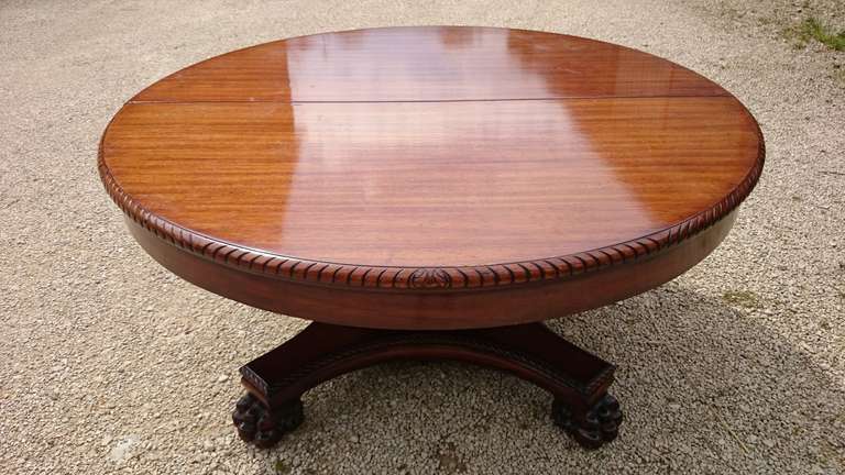 Unusual and Very Versatile Antique Dining Table Made in the USA 1