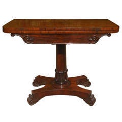 Rosewood Side Table / Card Table