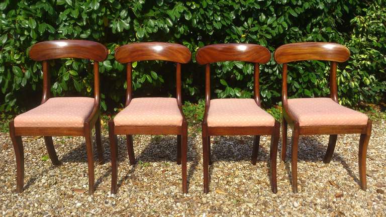 English Set of 12 Antique Dining Chairs