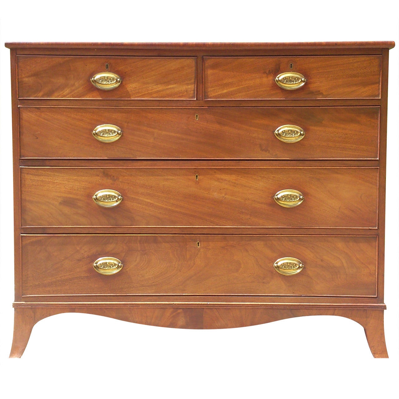 Early Nineteenth Century Mahogany Antique Chest of Drawers