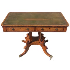 Regency Amboyna Writing Table