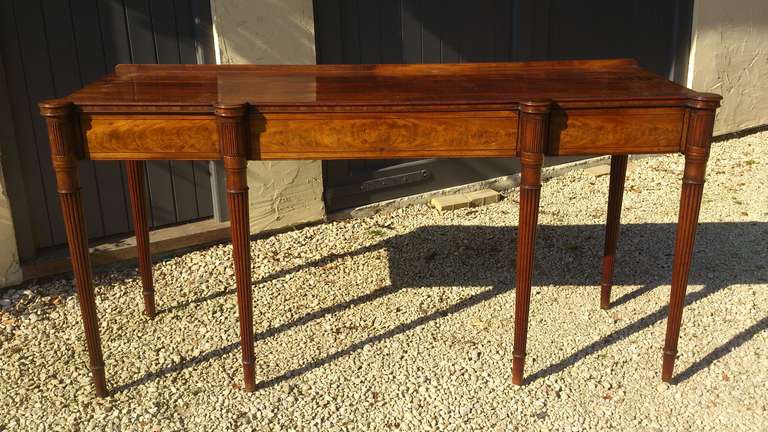 Antique Mahogany Serving Table
