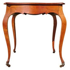 Elegant and Sturdy Antique Walnut Writing Table