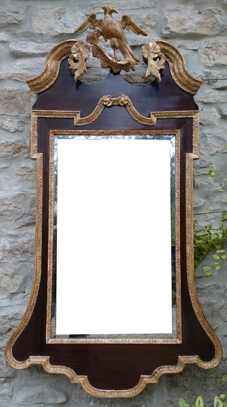 British Antique 18th Century Mirror