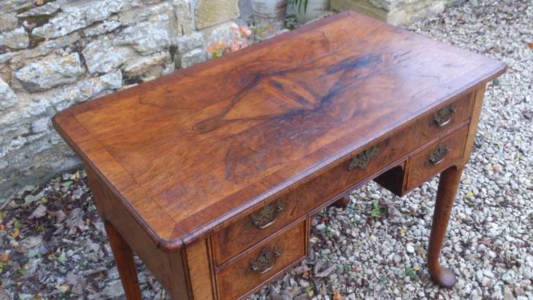 18th Century and Earlier Walnut Antique Side Table