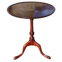 Antique Tripod Lamp Table or Wine Table