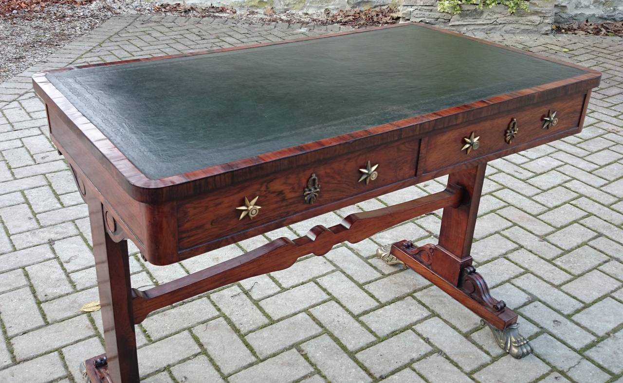 Regency Writing Table / Library Table In Good Condition In Gloucestershire, GB