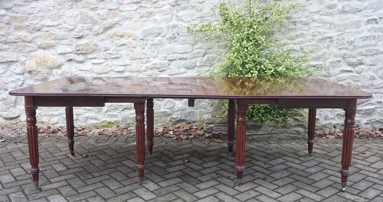 Versatile Antique Regency Dining Table 1