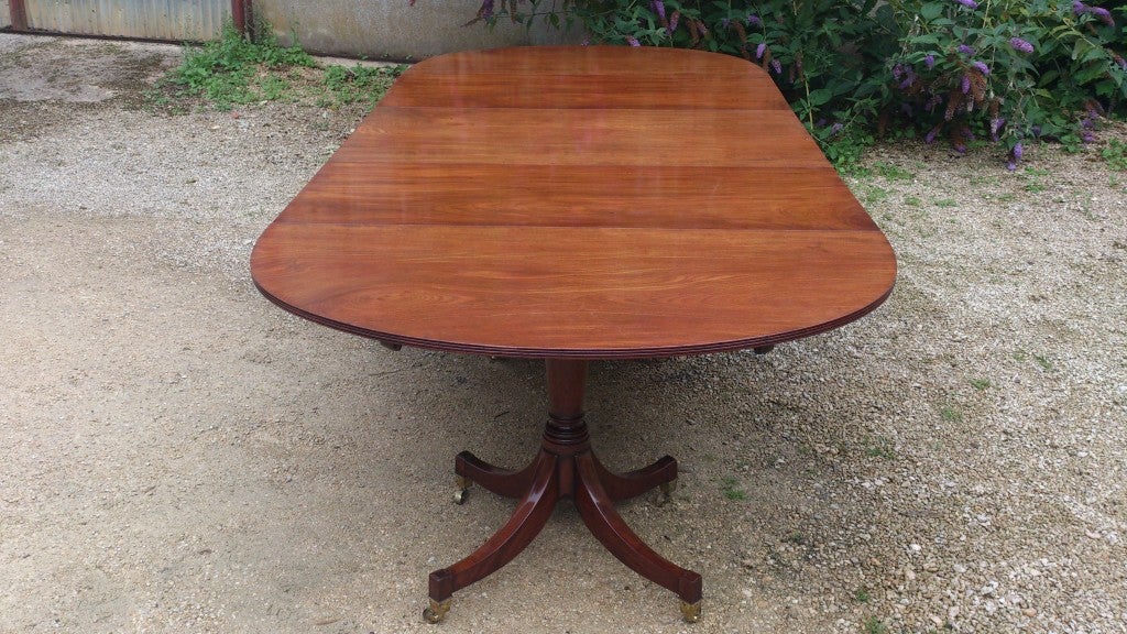 18th Century George III Cuban Mahogany Antique Dining Table