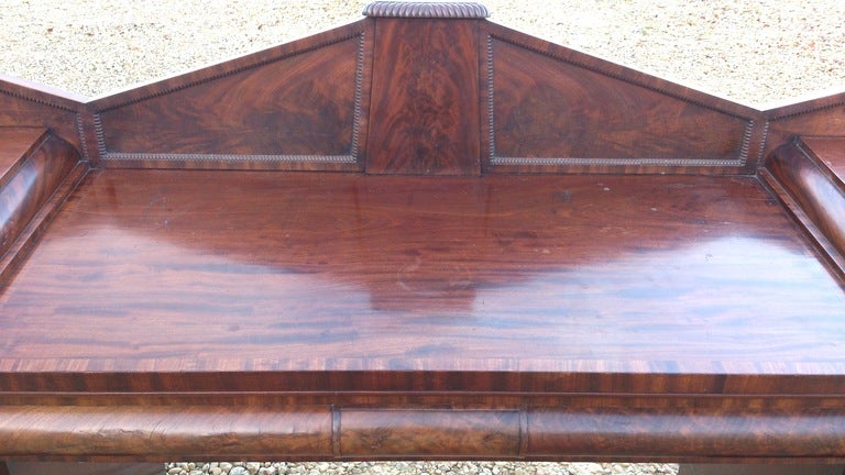 Large Early 19th Century George IV Period Antique Mahogany Sideboard For Sale 2