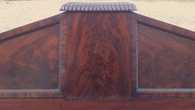 Large Early 19th Century George IV Period Antique Mahogany Sideboard For Sale 1
