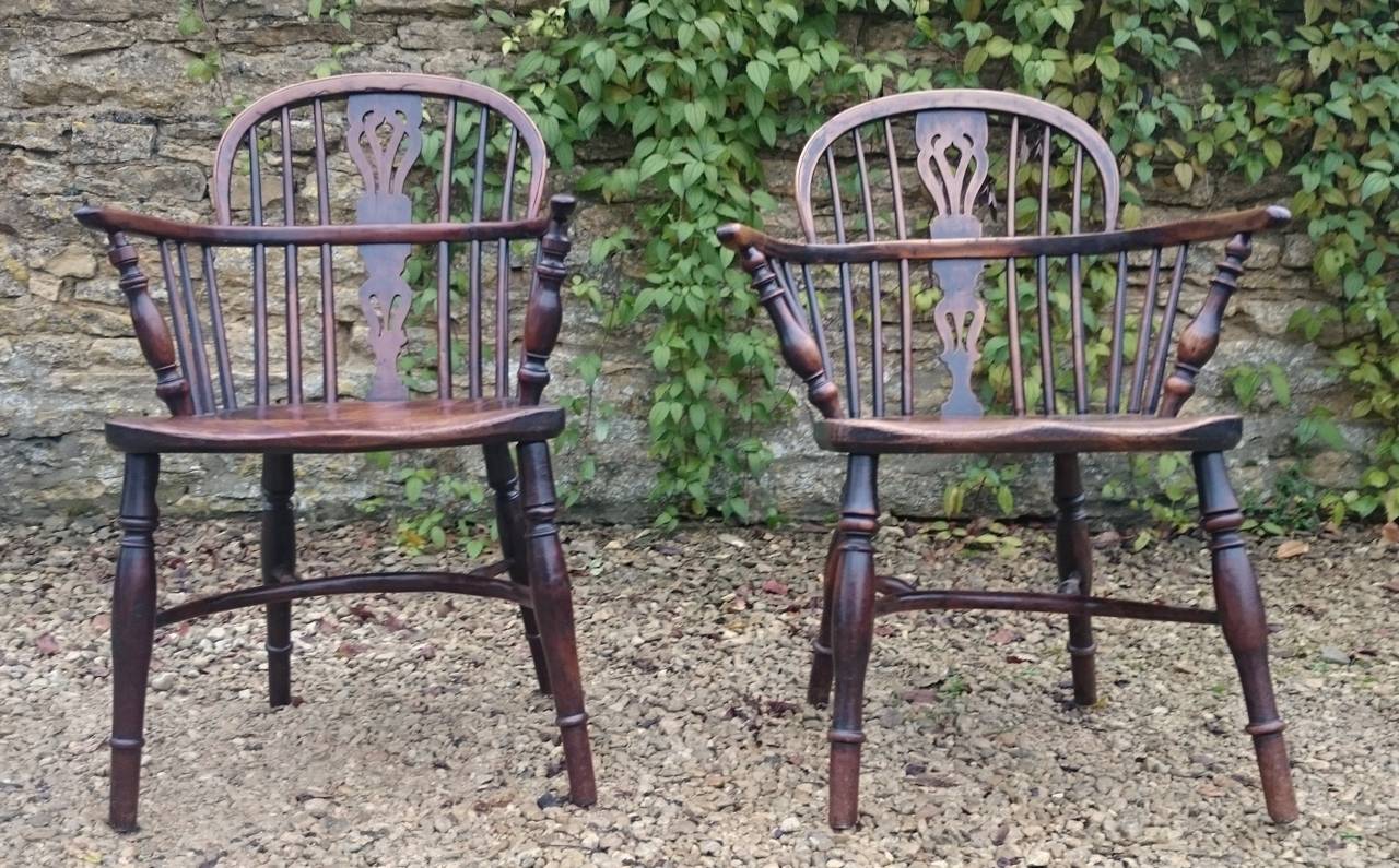 19th Century Two Antique Windsor Chairs