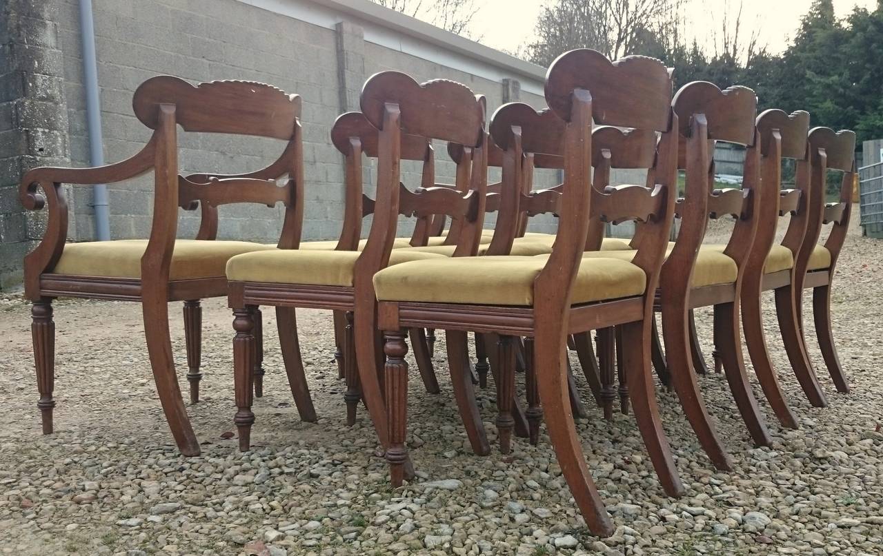 Set of Twelve Regency Dining Chairs 1