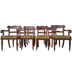 Set of Twelve Regency Dining Chairs 11
