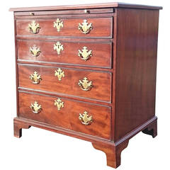 Antique George III Period 18th Century Mahogany Small Chest of Drawers