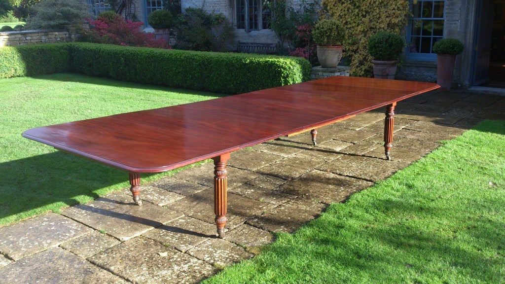 Regency Antique Dining Table 14 Feet Long at 1stdibs