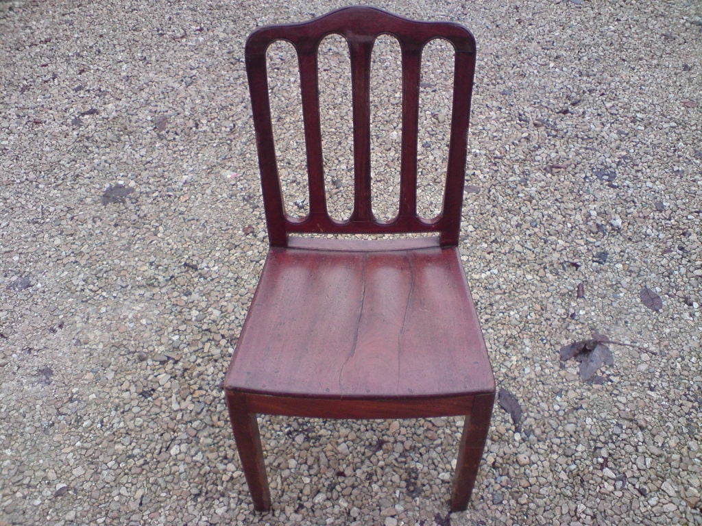 Set of 19 Mahogany Dining Chairs Made circa 1800 For Sale 1