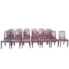 Set of 19 Mahogany Dining Chairs Made circa 1800