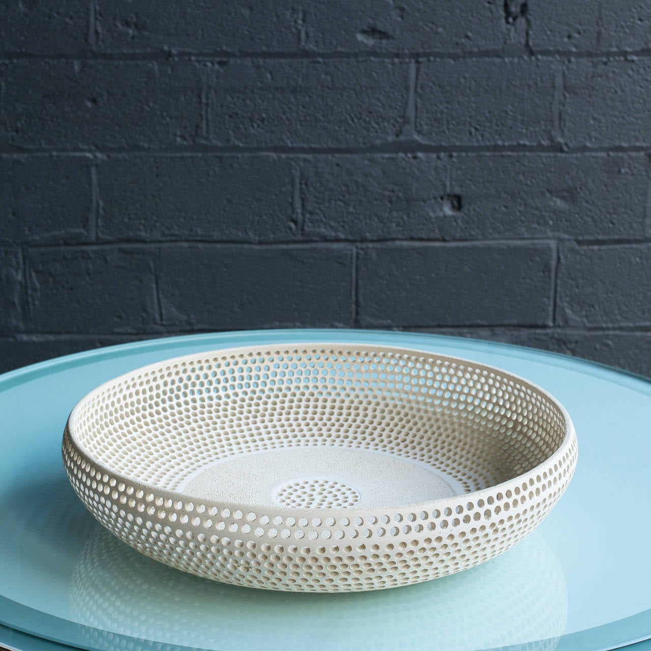 Perforated Ceramic Bowl by Michal Zehavi 2