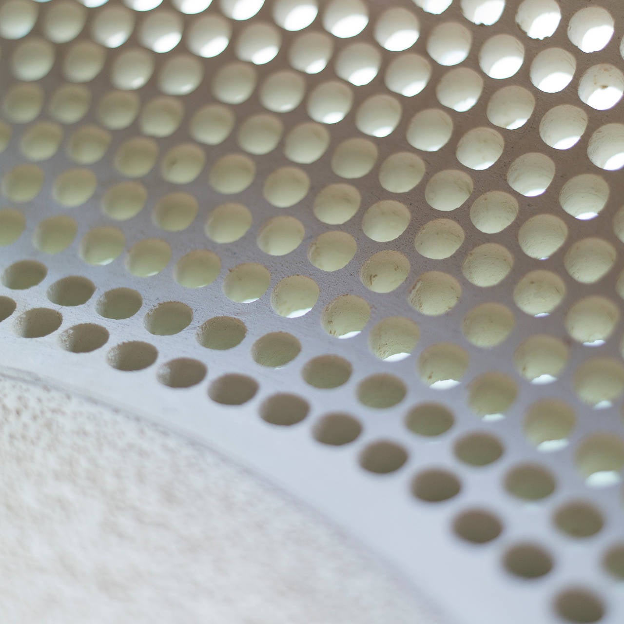 Contemporary Perforated Ceramic Bowl by Michal Zehavi