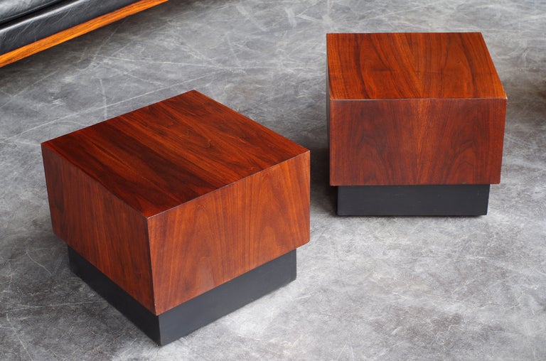 Mid-Century Modern Milo Baughman Small Cube Tables