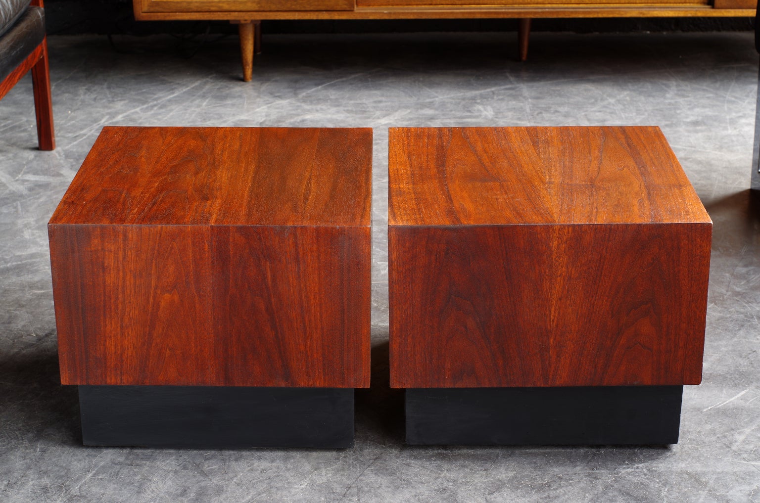 Milo Baughman Small Cube Tables