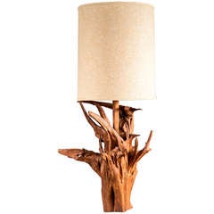 Tall Driftwood Lamp