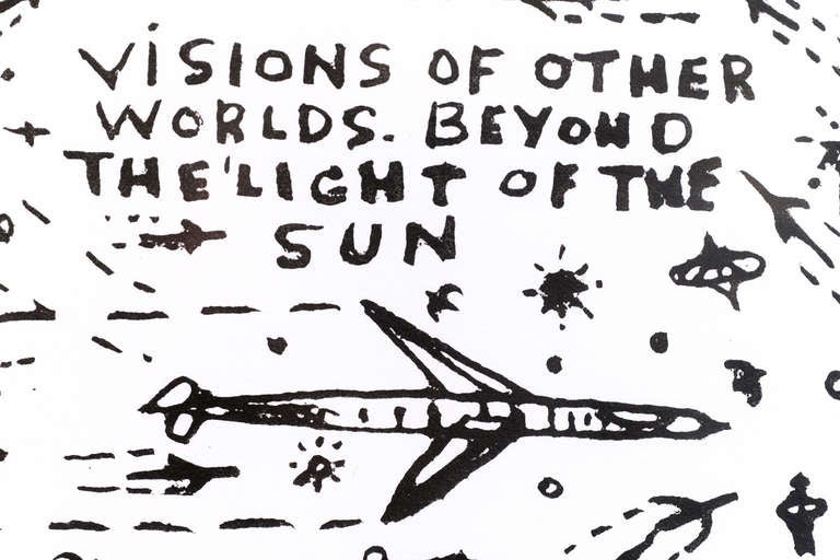 "Into Earth" by Howard Finster