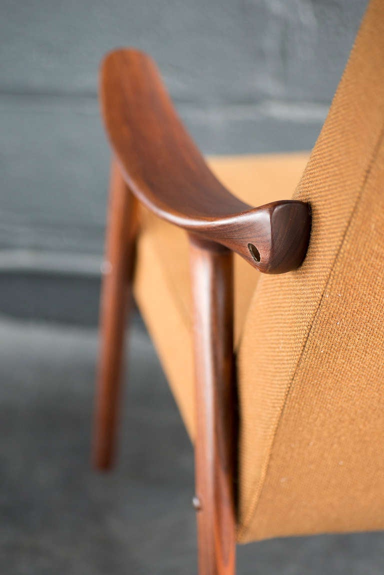 Norwegian High Back Chair In Good Condition In Brooklyn, NY