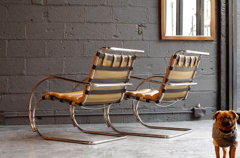 20th Century Mies van der Rohe MR Arm Chair