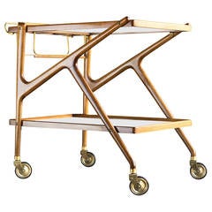 Rolling Bar Cart by Cesare Lacca