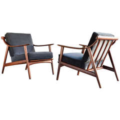 Easy Chairs by Peter Hvidt & Orla Molgaard Nielsen