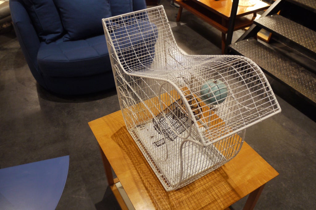 American Frederick Weinberg Bird-Shaped Bird Cage