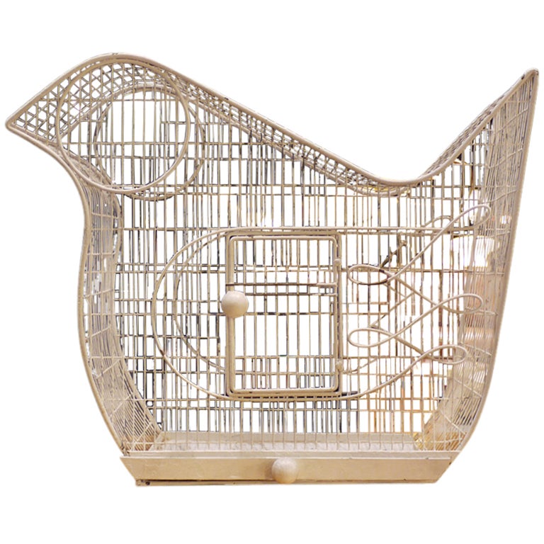 Frederick Weinberg Bird-Shaped Bird Cage at 1stDibs