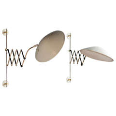 Articulated Sconces by Gerald Thurston for Lightolier